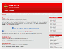 Tablet Screenshot of kazerneaalsmeer.nl